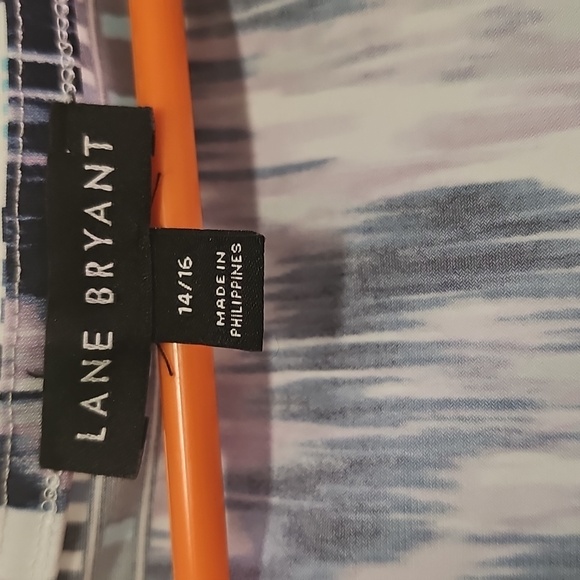 Lane‎ Bryant High-Low Maxi Dress Tie-Waist Multicolor Size 14/16 - Picture 4 of 10